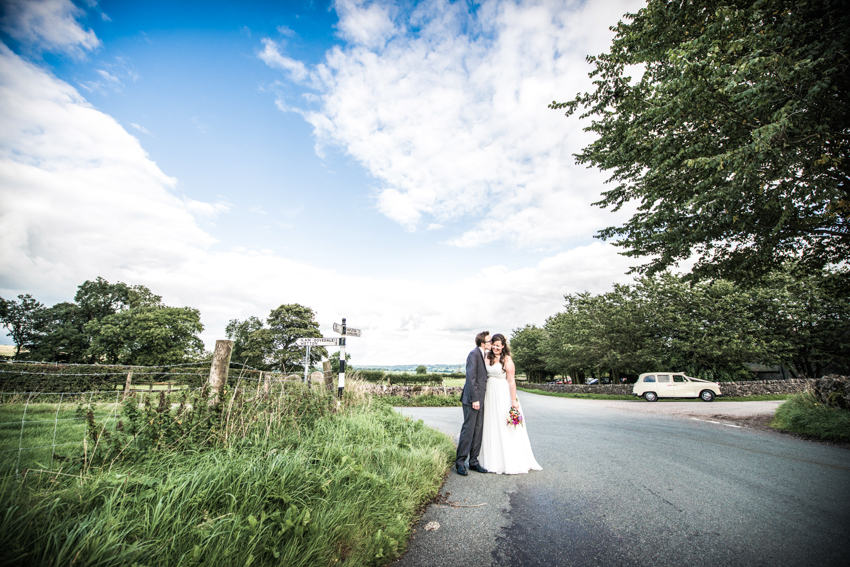 Quirky and Alternative Genuine Wedding Photograph