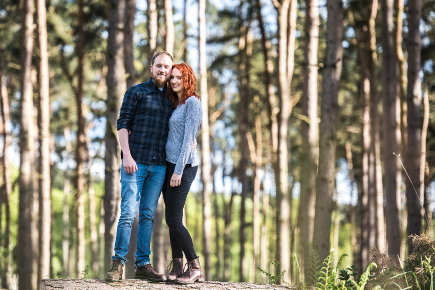 Hanchurch Woods Engagement Shoot