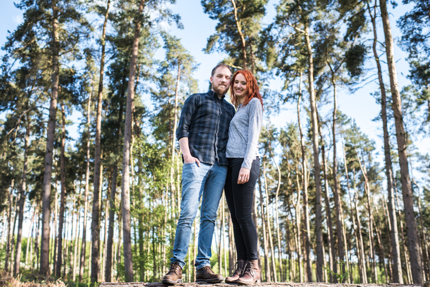 Hanchurch Woods Engagement Shoot