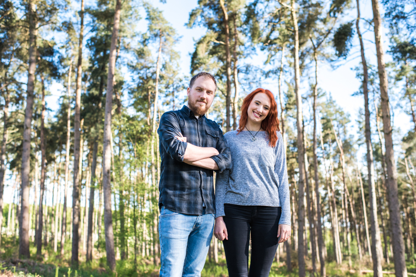 Hanchurch Woods Engagement Shoot