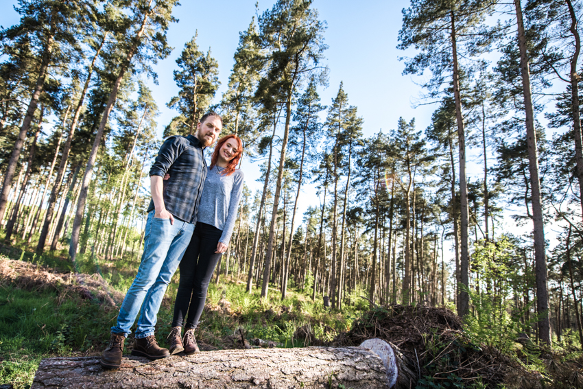 Hanchurch Woods Engagement Shoot